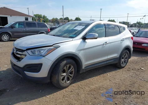 2016 Hyundai Santa Fe Sport 2.4L из США, поврежденный, VIN 5XYZTDLBXGG368869